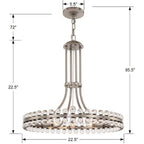 Latin 8 Light Chandelier - Cyran Lamps