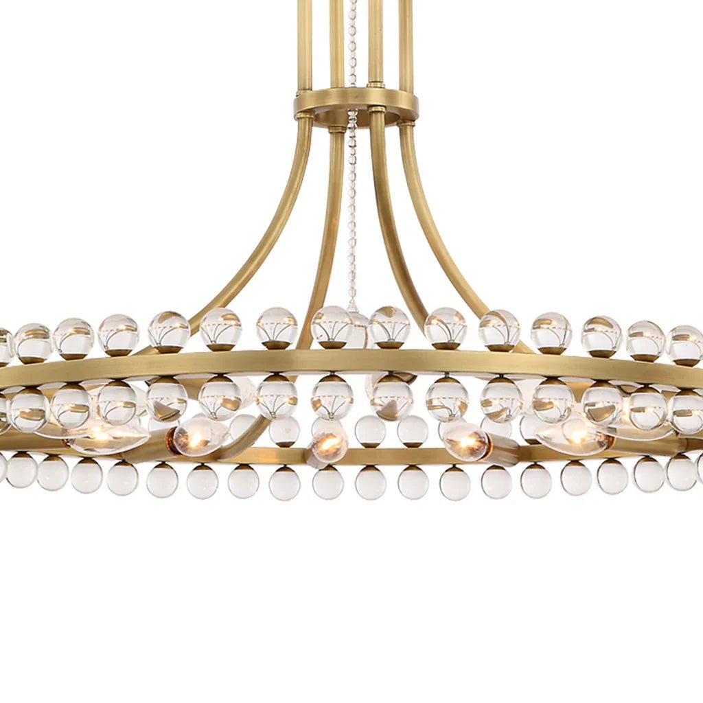 Latin 8 Light Chandelier - Cyran Lamps