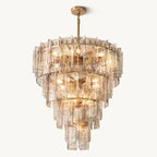 Latracy Multi - layer Round Chandelier 47" - Cyran Lamps