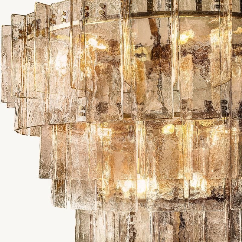 Latracy Multi - layer Round Chandelier 47" - Cyran Lamps