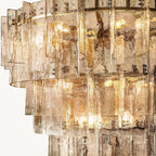 Latracy Multi - layer Round Chandelier 47" - Cyran Lamps