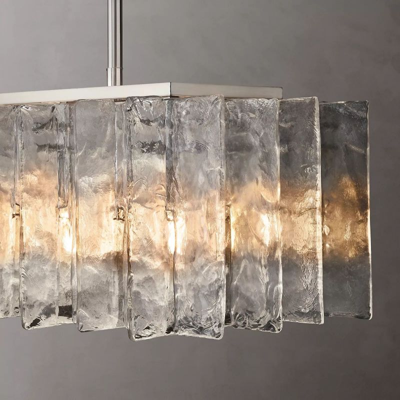 Latracy Rectangular Chandelier 49" - Cyran Lamps
