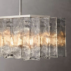 Latracy Rectangular Chandelier 49" - Cyran Lamps