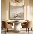 Latracy Round Chandelier 48" - Cyran Lamps