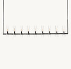 Lavelle Linear Chandelier 73" - Cyran Lamps