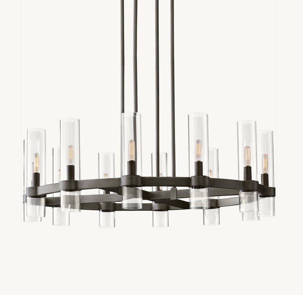 Lavelle Round Chandelier 36" - Cyran Lamps