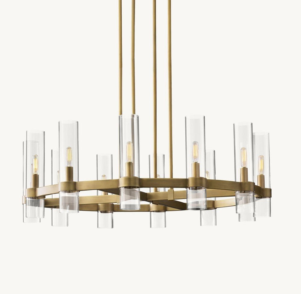 Lavelle Round Chandelier 36" - Cyran Lamps