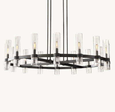 Lavelle Round Chandelier 48" - Cyran Lamps