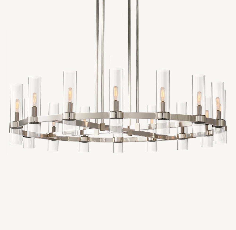 Lavelle Round Chandelier 48" - Cyran Lamps