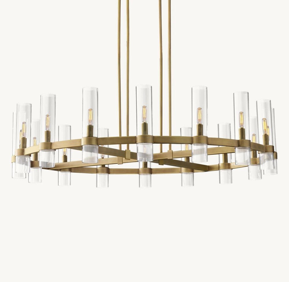 Lavelle Round Chandelier 48" - Cyran Lamps