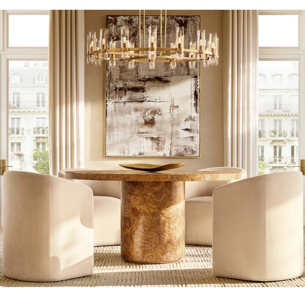 Lavelle Round Chandelier 48" - Cyran Lamps
