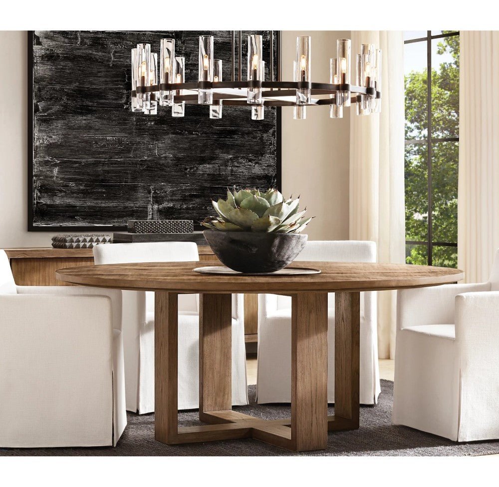 Lavelle Round Chandelier 48" - Cyran Lamps