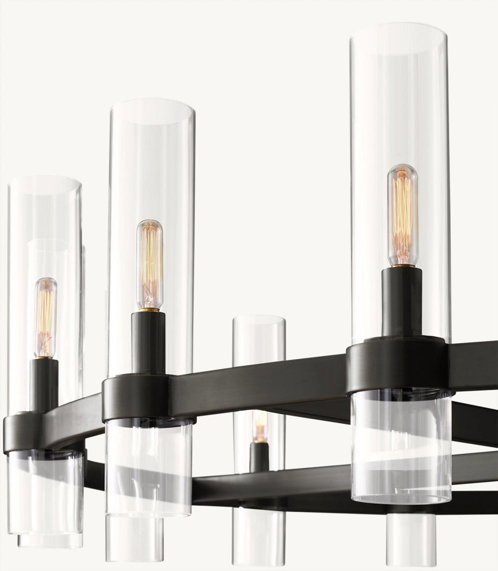 Lavelle Round Chandelier 60" - Cyran Lamps