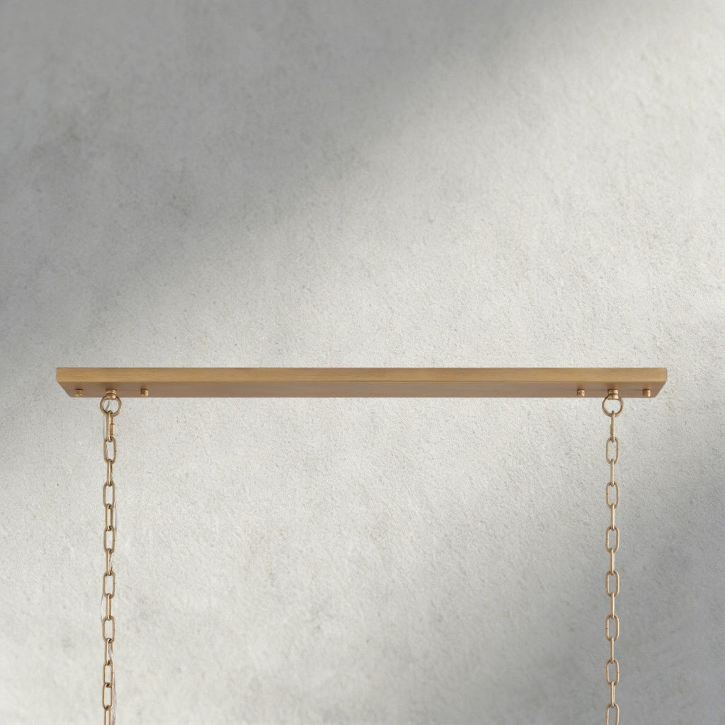 Leyland Rectangular Chandelier 60", 71.5" - Cyran Lamps