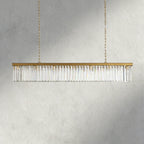 Leyland Rectangular Chandelier 60", 71.5" - Cyran Lamps
