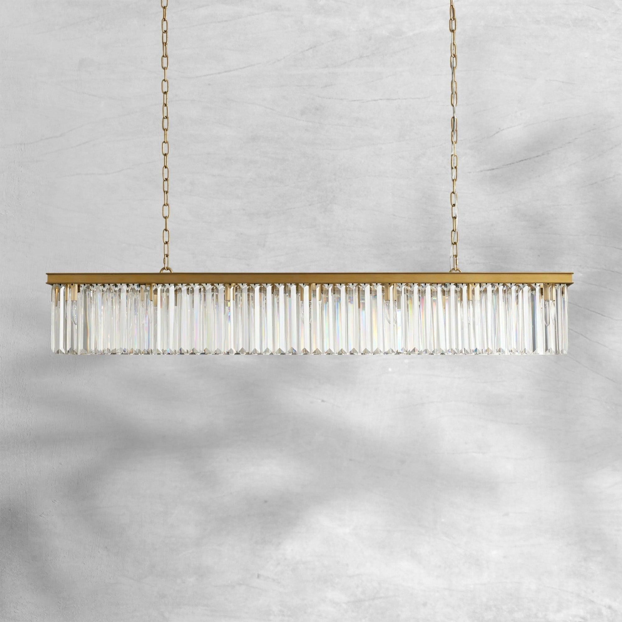 Leyland Rectangular Chandelier 60''72'' - Cyran Lamps