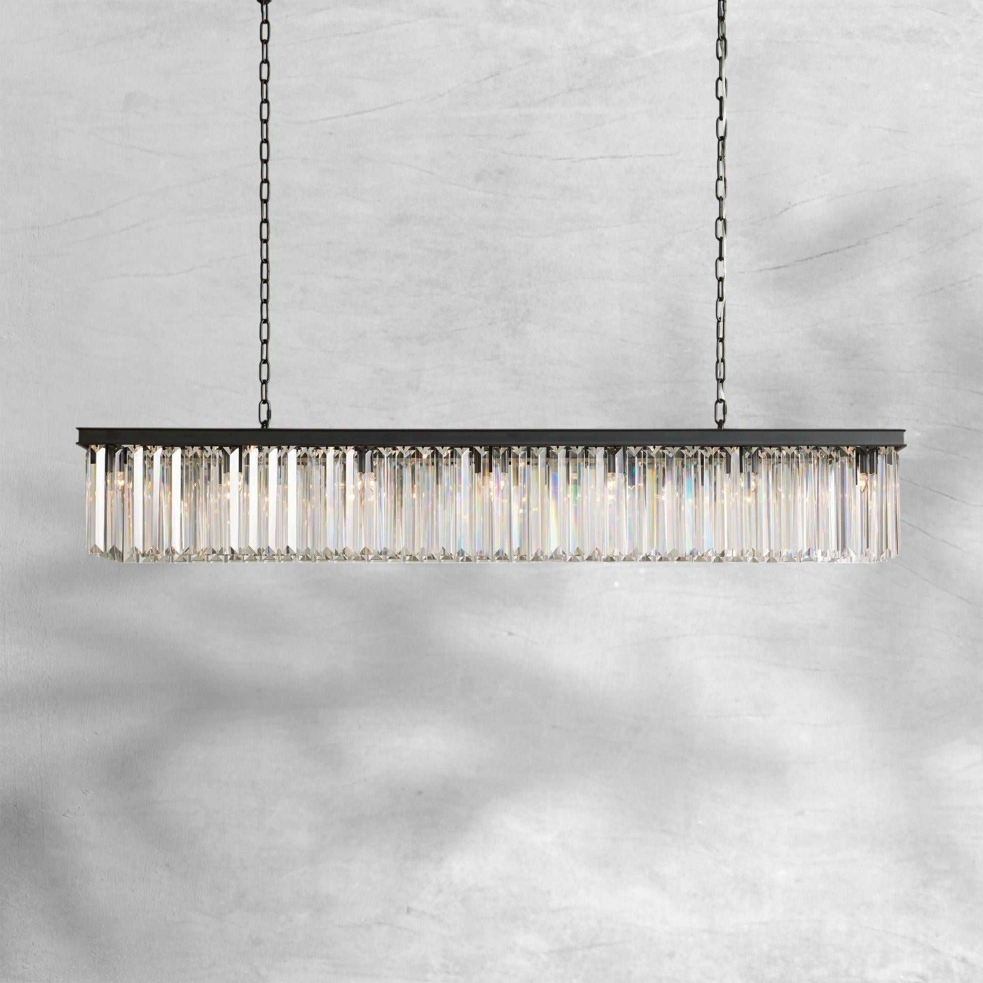 Leyland Rectangular Chandelier 60''72'' - Cyran Lamps