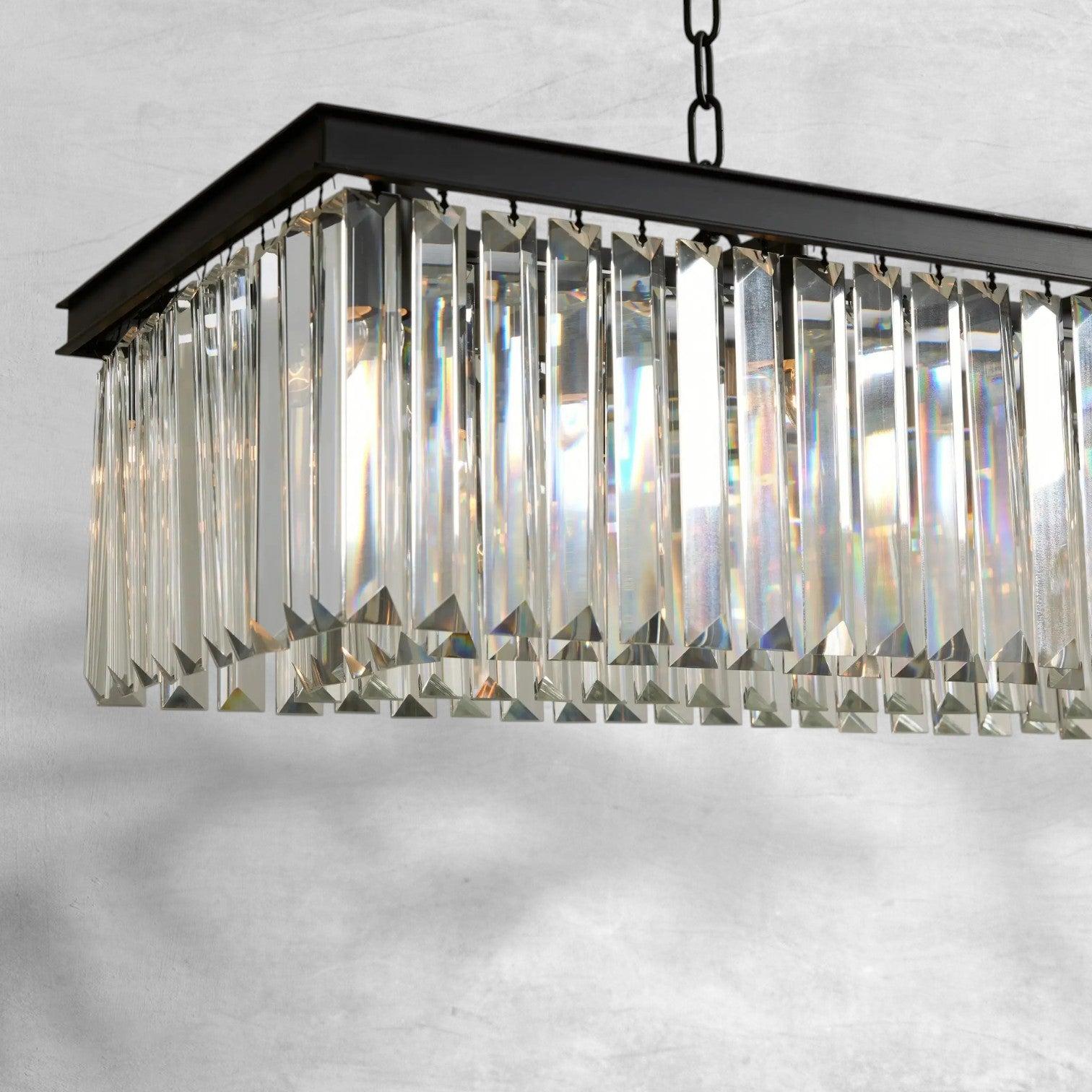 Leyland Rectangular Chandelier 60''72'' - Cyran Lamps
