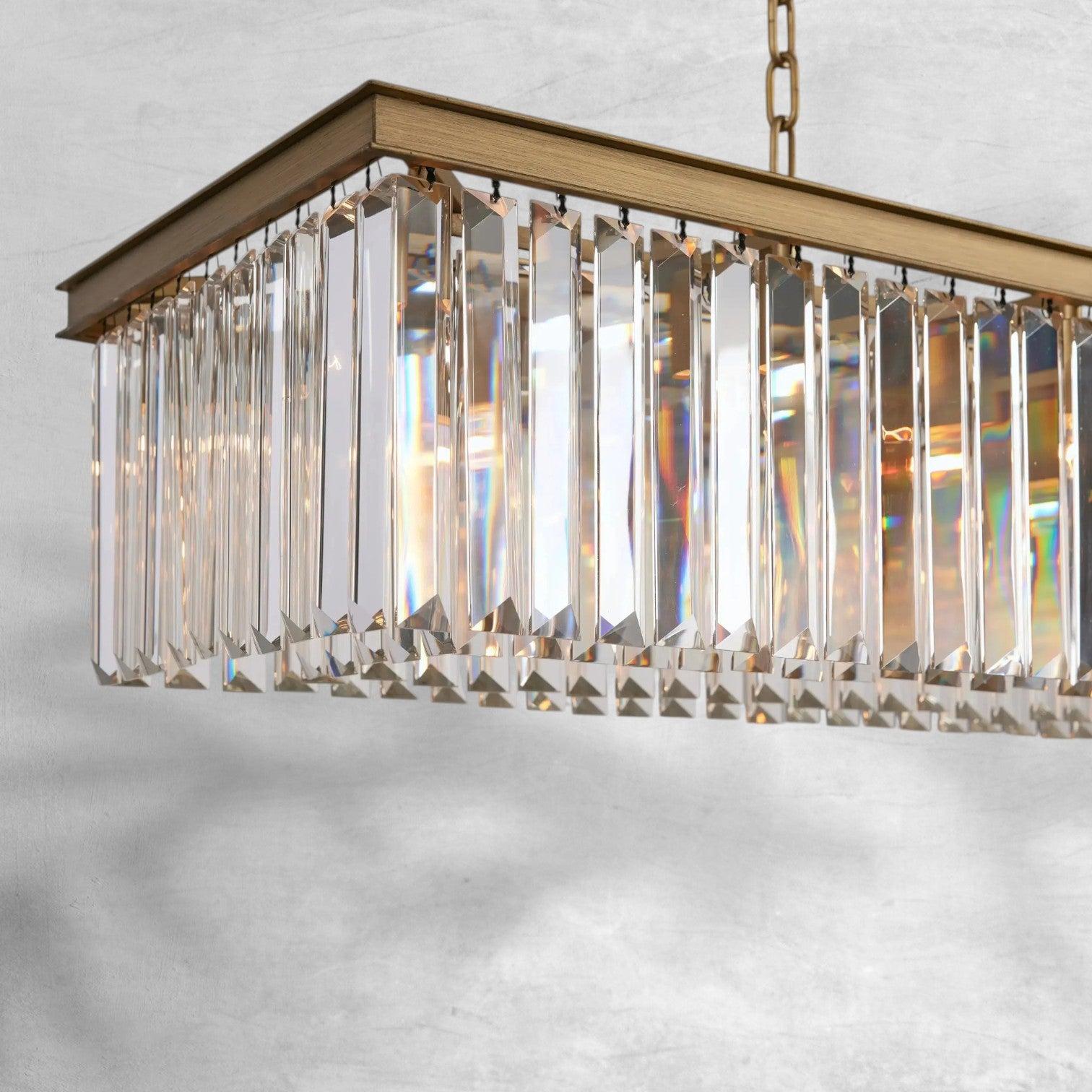 Leyland Rectangular Chandelier 60''72'' - Cyran Lamps
