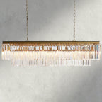 Leyland Tiered Rectangular Chandelier - Cyran Lamps