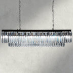 Leyland Tiered Rectangular Chandelier - Cyran Lamps