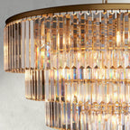 Leyland Tiered Round Chandelier - Cyran Lamps