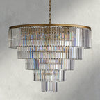 Leyland Tiered Round Chandelier - Cyran Lamps