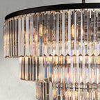 Leyland Tiered Round Chandelier - Cyran Lamps
