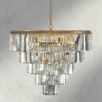 Leyland Tiered Round Chandelier - Cyran Lamps