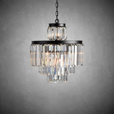 Leyland Tiered Round Chandelier Lighting - Cyran Lamps