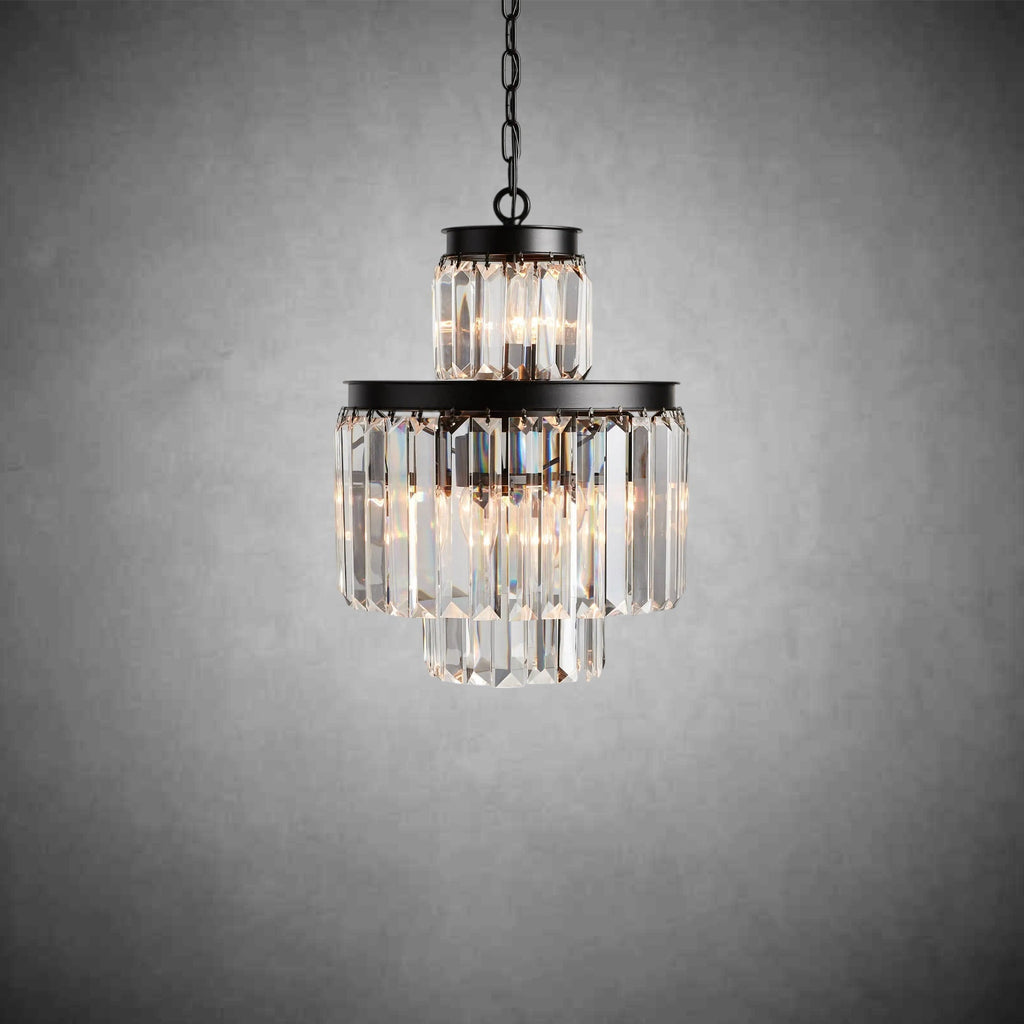 Leyland Tiered Round Chandelier Lighting - Cyran Lamps