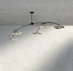 Lily Clear Glass Linear Chandelier - Cyran Lamps