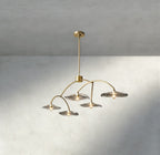 Lily Clear Glass Linear Chandelier - Cyran Lamps