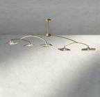 Lily Clear Glass Linear Chandelier - Cyran Lamps