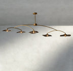 Lily Smoke Glass Linear Chandelier - Cyran Lamps