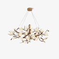 Lior Magnolia Branch & Porcelain Bloom Chandelier - Cyran Lamps