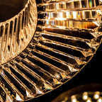 Lito Round Crystals Chandelier - Cyran Lamps