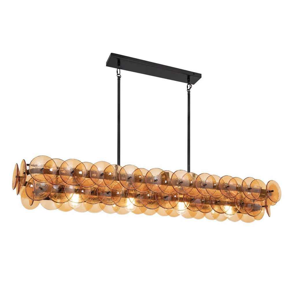 Loren Linear Chandelier - Cyran Lamps