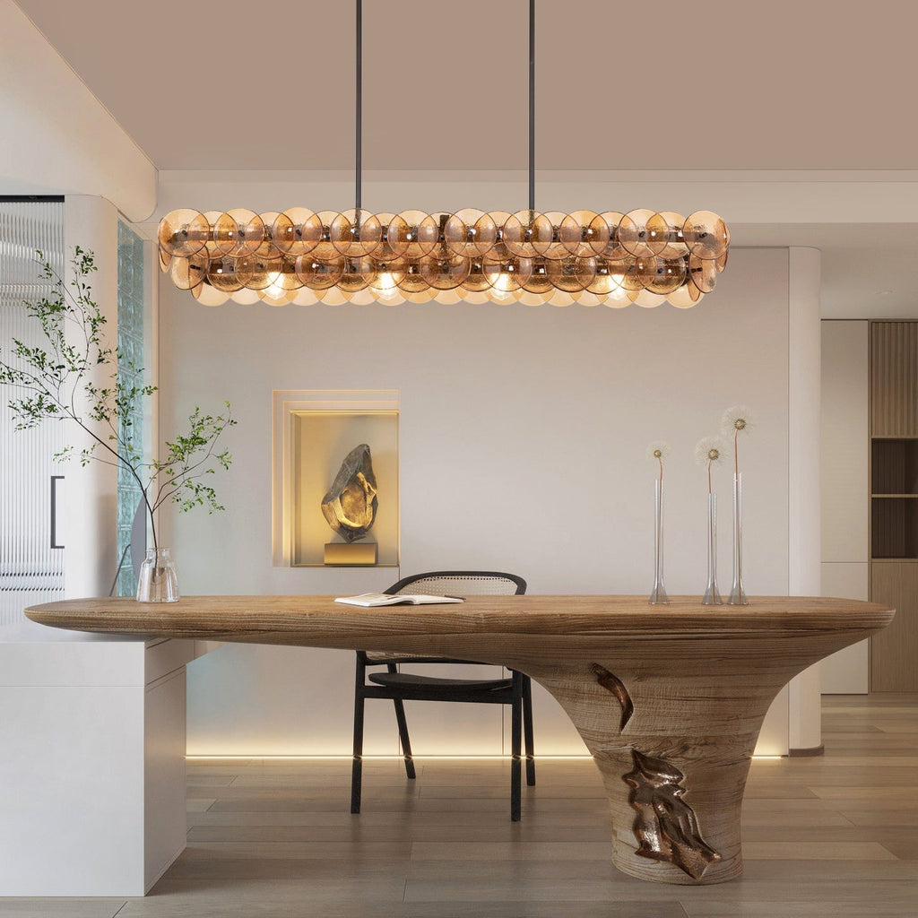 Loren Linear Chandelier - Cyran Lamps