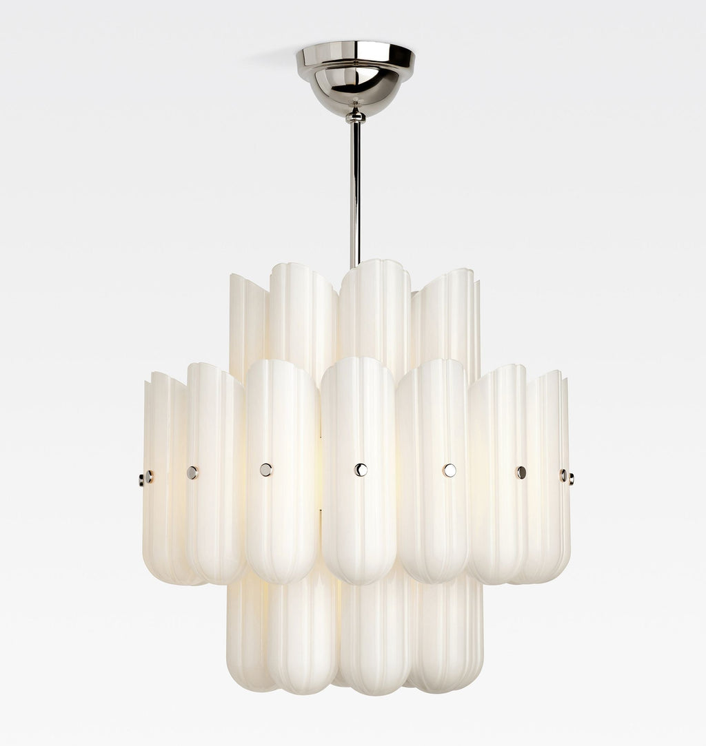 Lorna LED Double Tier Chandelier 25" 35" 46" - Cyran Lamps