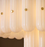 Lorna LED Double Tier Chandelier 25" 35" 46" - Cyran Lamps
