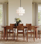 Lorna LED Double Tier Chandelier 25" 35" 46" - Cyran Lamps