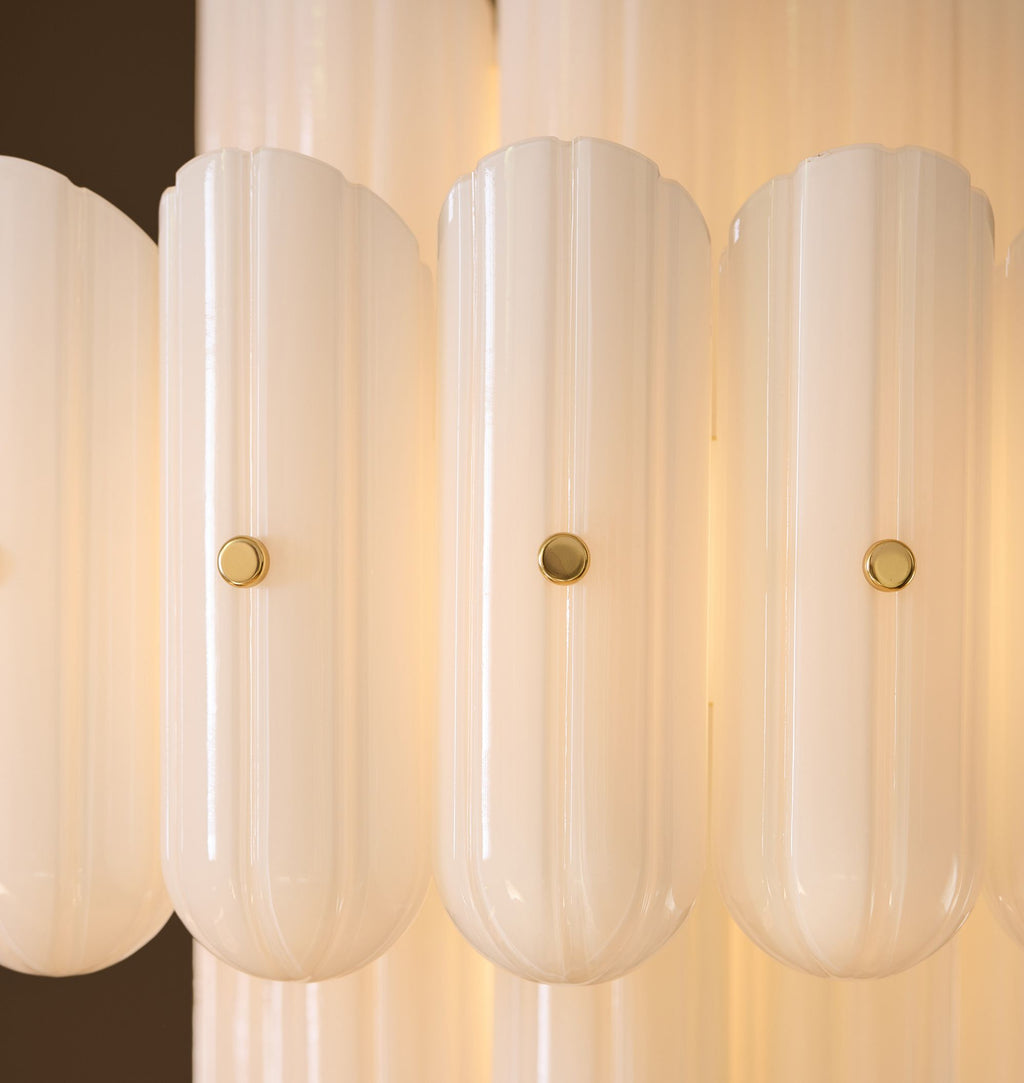 Lorna LED Double Tier Chandelier 25" 35" 46" - Cyran Lamps
