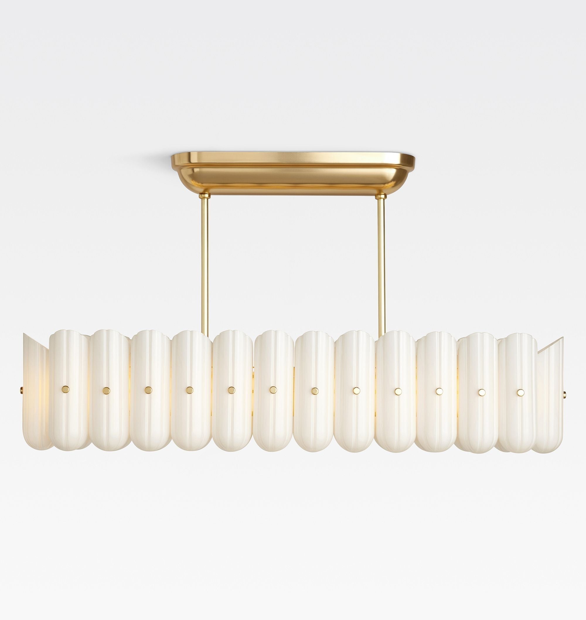 Lorna LED Linear Chandelier 55" - Cyran Lamps
