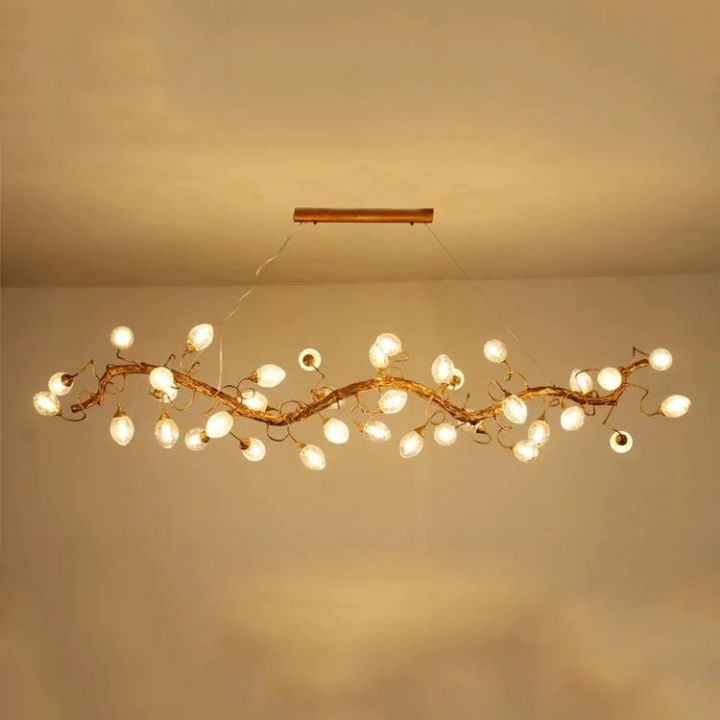 Lotus Luxury Branch Chandelier - Cyran Lamps