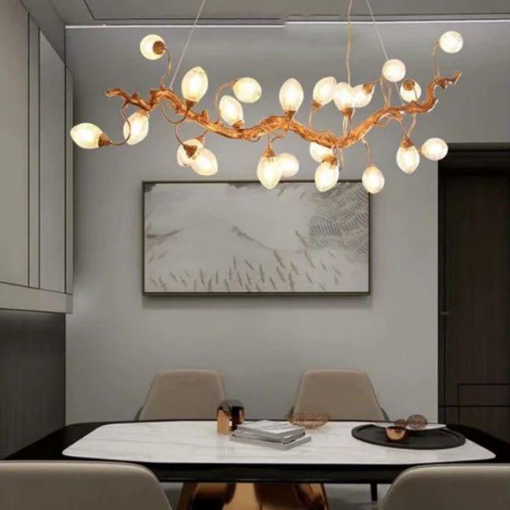 Lotus Luxury Branch Chandelier - Cyran Lamps