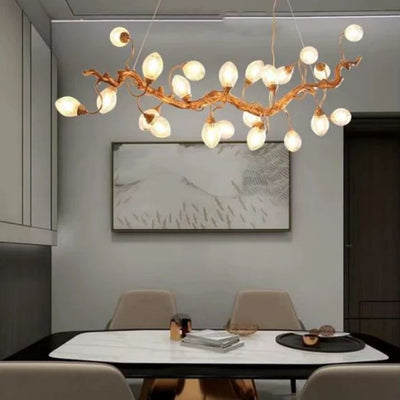Lotus Luxury Branch Chandelier - Cyran Lamps