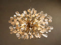 Lunaria Ceramic Leaves Chandelier 42''D - Cyran Lamps