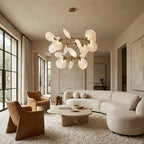 Lyla Floating Disc Chandelier - Cyran Lamps