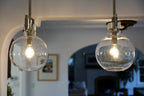 Machinise Glass Globe Pendant - Cyran Lamps